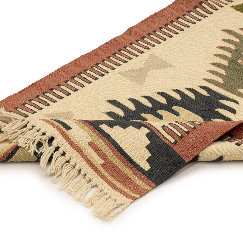 New Handwoven Turkish Kilim Runner - 1' 11" x 5' 10" (23" x 70") - K0089229