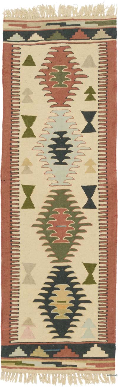 Yeni Kök Boya El Dokuma Yolluk Kilim - 59 cm x 178 cm