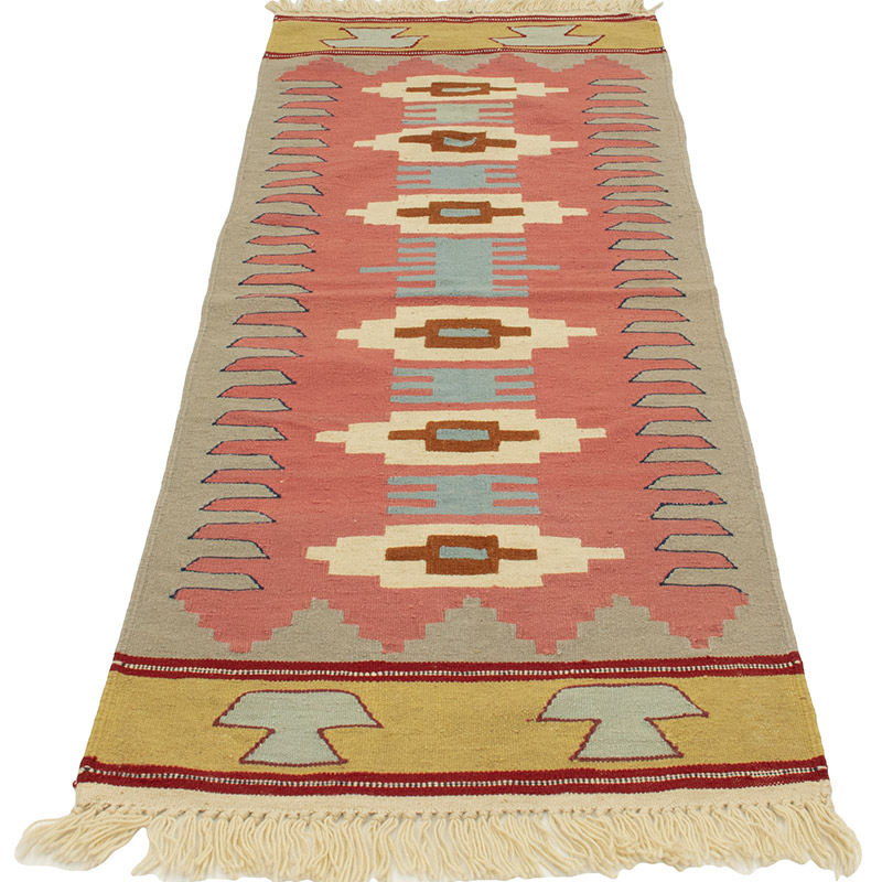 New Handwoven Turkish Kilim Runner - 2'  x 5' 7" (24" x 67") - K0089232