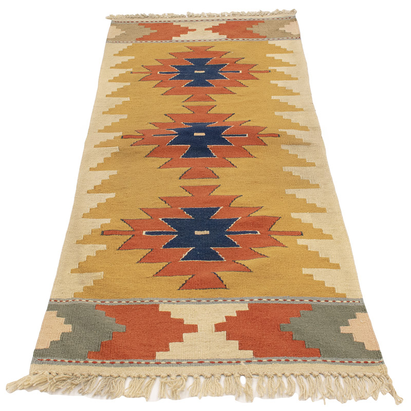 Yeni Kök Boya El Dokuma Yolluk Kilim - 63 cm x 170 cm - K0089233