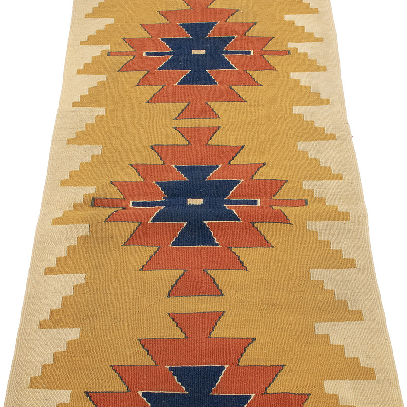 Yeni Kök Boya El Dokuma Yolluk Kilim - 63 cm x 170 cm - K0089233