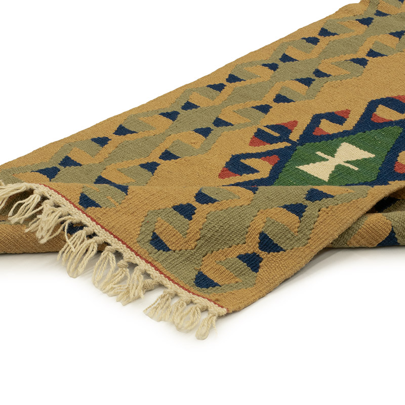 Yeni Kök Boya El Dokuma Yolluk Kilim - 60 cm x 175 cm - K0089235