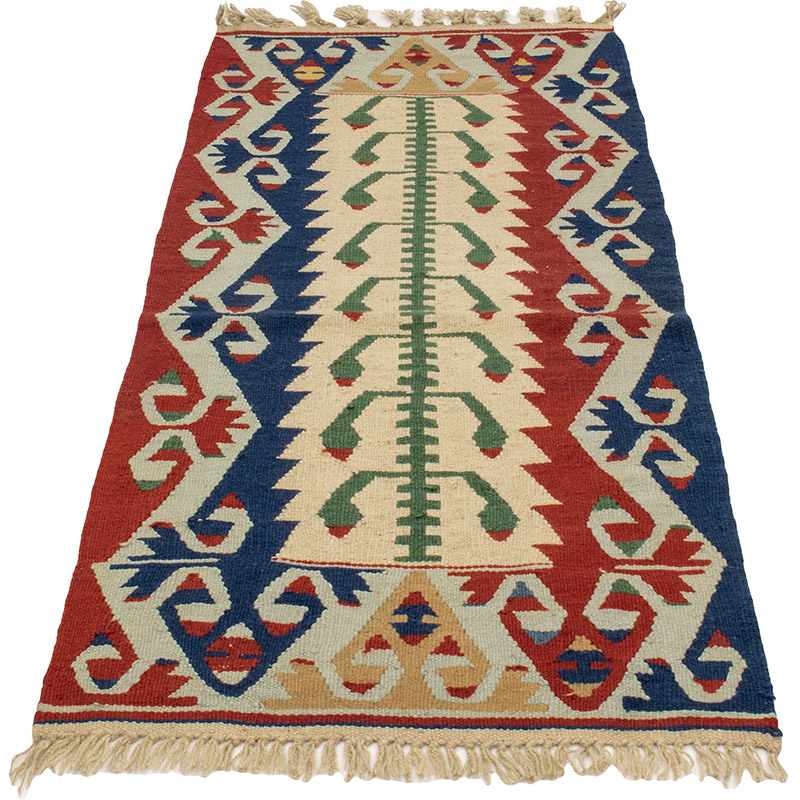 New Handwoven Turkish Kilim Runner - 2' 2" x 5'  (26" x 60") - K0089236