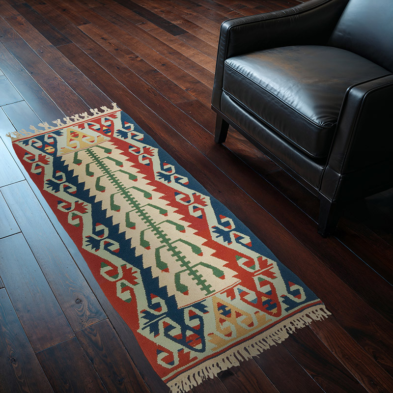 New Handwoven Turkish Kilim Runner - 2' 2" x 5'  (26" x 60") - K0089236