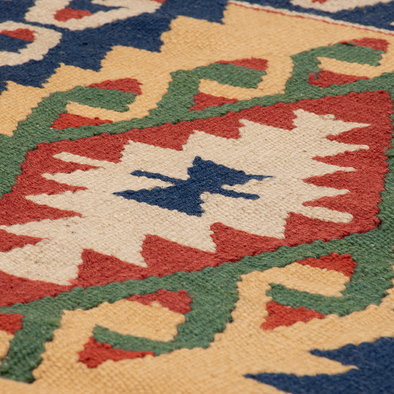 Yeni Kök Boya El Dokuma Yolluk Kilim - 66 cm x 145 cm - K0089237