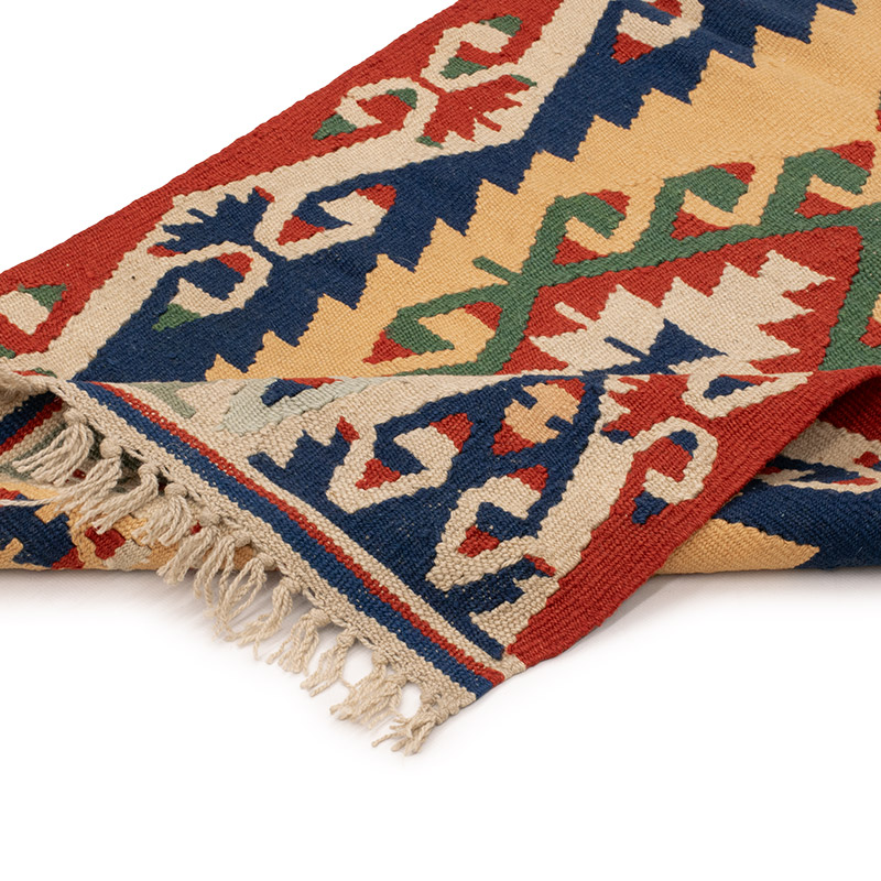 Yeni Kök Boya El Dokuma Yolluk Kilim - 66 cm x 145 cm - K0089237