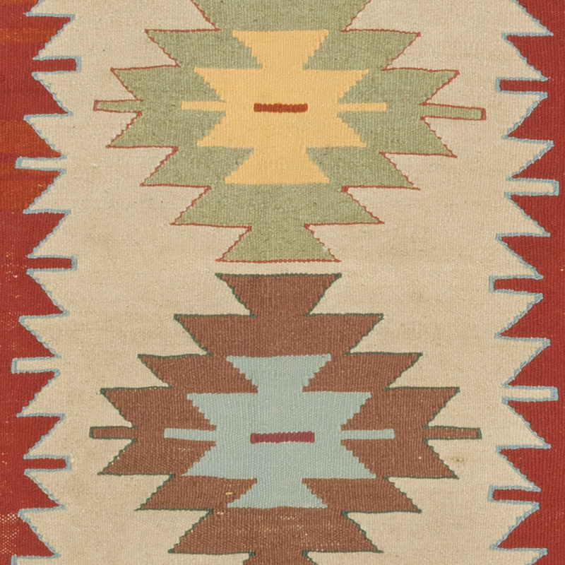 Yeni Kök Boya El Dokuma Yolluk Kilim - 64 cm x 177 cm - K0089239