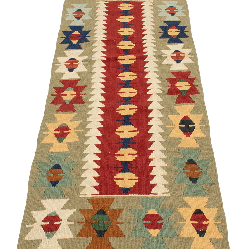 Corredor Nueva Alfombra Turca Kilim - 57 cm x 173 cm - K0089240