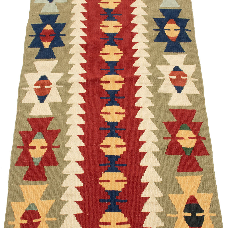 Corredor Nueva Alfombra Turca Kilim - 57 cm x 173 cm - K0089240