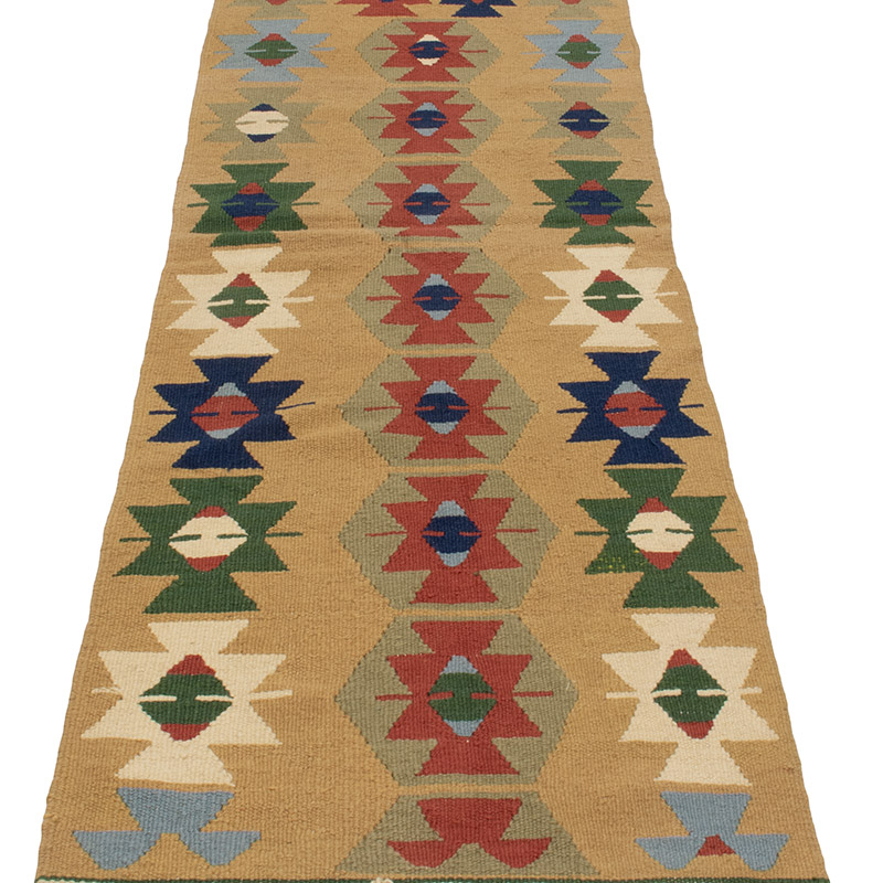 Yeni Kök Boya El Dokuma Yolluk Kilim - 59 cm x 175 cm - K0089241