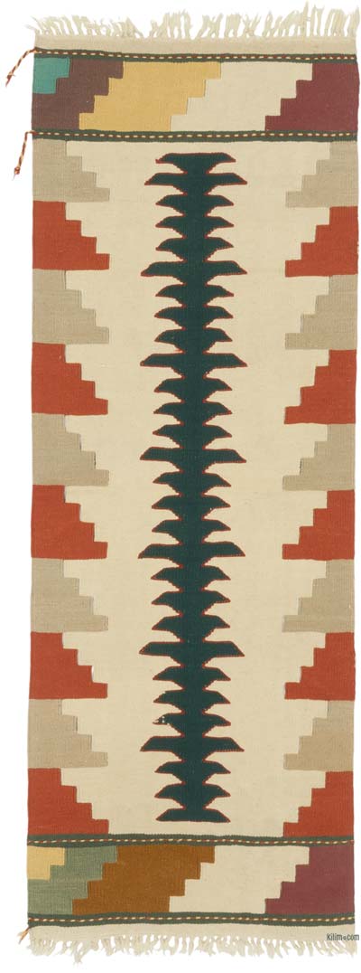 Yeni Kök Boya El Dokuma Yolluk Kilim - 60 cm x 160 cm