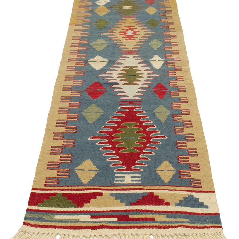 New Handwoven Turkish Kilim Runner - 1' 11" x 6' 3" (23" x 75") - K0089243