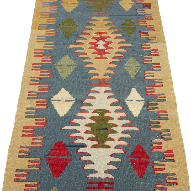 New Handwoven Turkish Kilim Runner - 1' 11" x 6' 3" (23" x 75") - K0089243