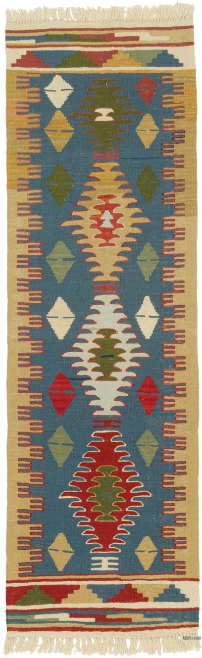 Yeni Kök Boya El Dokuma Yolluk Kilim - 59 cm x 190 cm