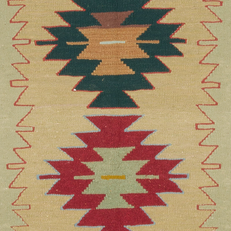 Yeni Kök Boya El Dokuma Yolluk Kilim - 64 cm x 181 cm - K0089244