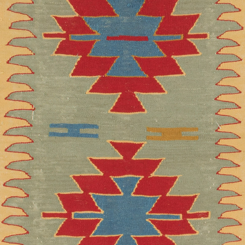 Corredor Nueva Alfombra Turca Kilim - 61 cm x 176 cm - K0089245
