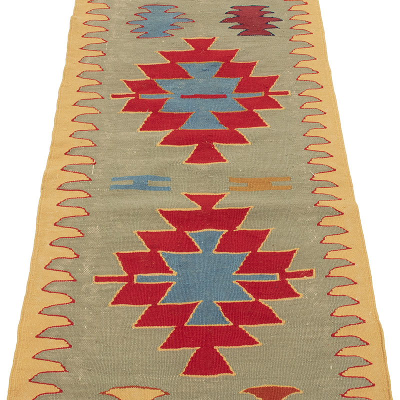 Corredor Nueva Alfombra Turca Kilim - 61 cm x 176 cm - K0089245