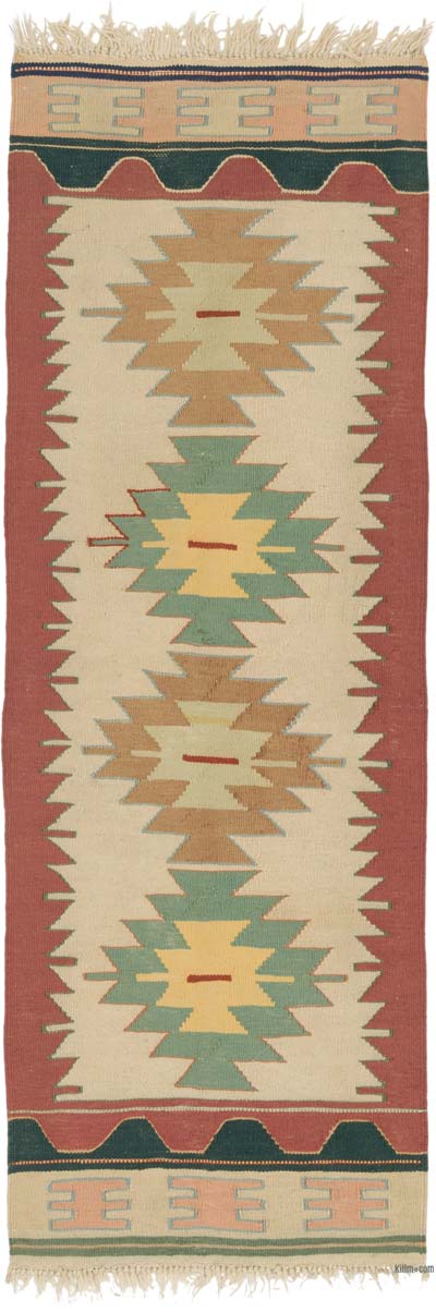 New Handwoven Turkish Kilim Runner - 2'  x 5' 10" (24" x 70")