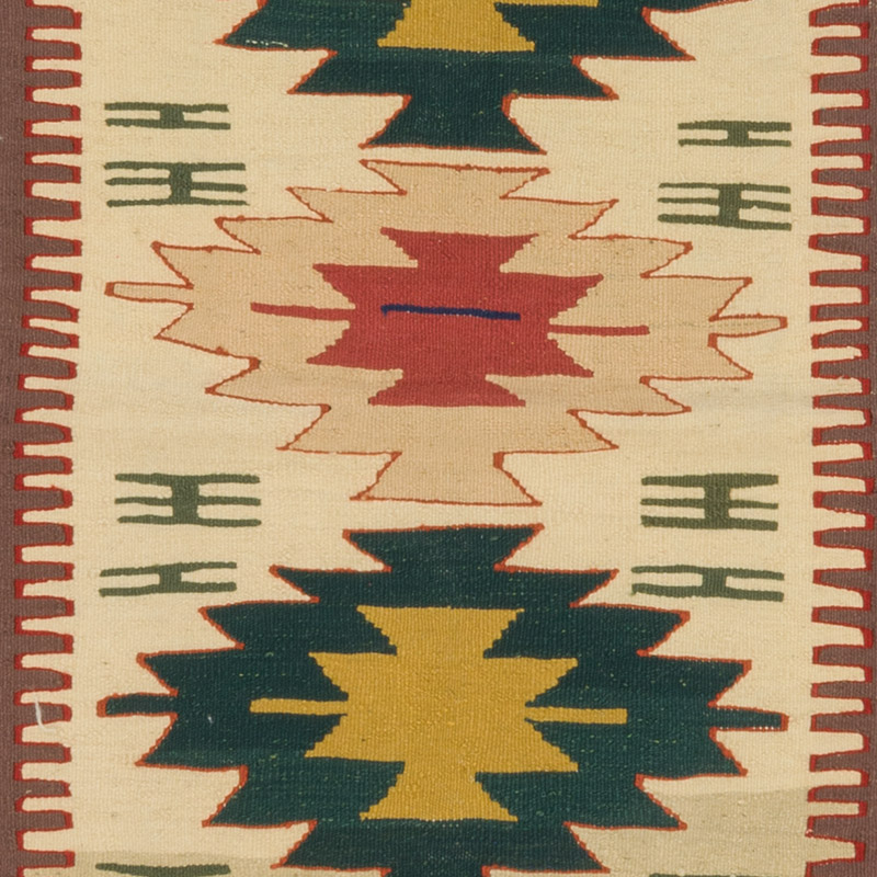 Yeni Kök Boya El Dokuma Yolluk Kilim - 75 cm x 162 cm - K0089249