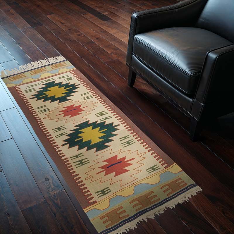 New Handwoven Turkish Kilim Runner - 2' 6" x 5' 4" (30" x 64") - K0089249