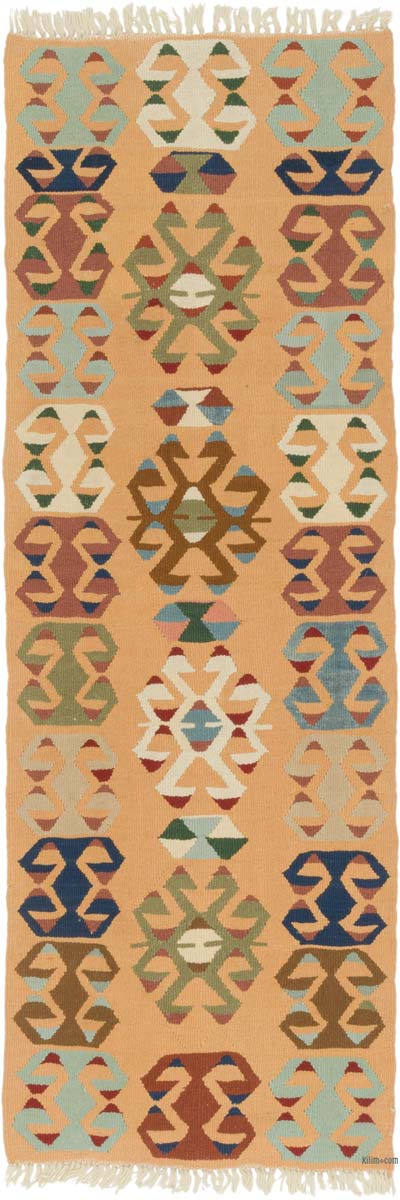 Yeni Kök Boya El Dokuma Yolluk Kilim - 58 cm x 168 cm