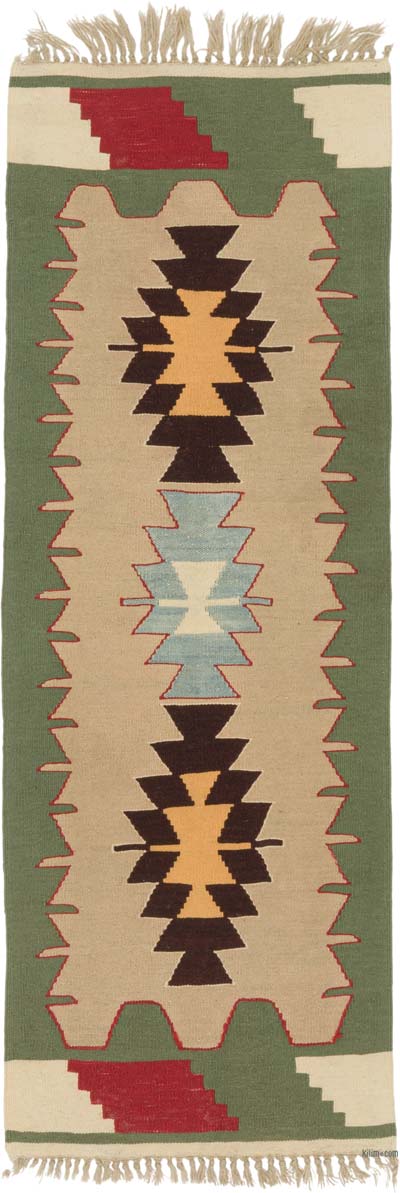 Yeni Kök Boya El Dokuma Yolluk Kilim - 61 cm x 172 cm