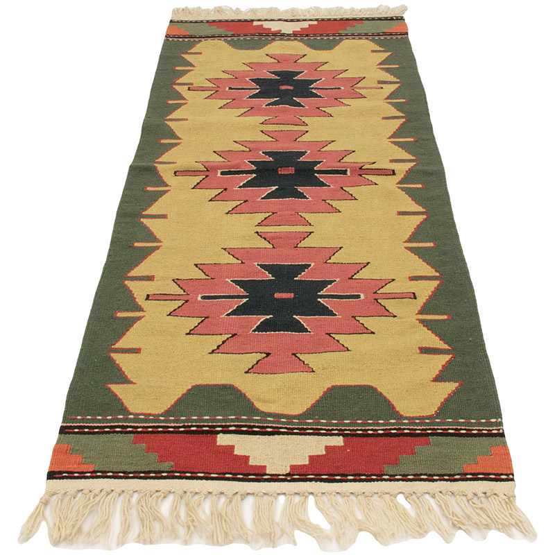 New Handwoven Turkish Kilim Runner - 2'  x 5' 8" (24" x 68") - K0089255