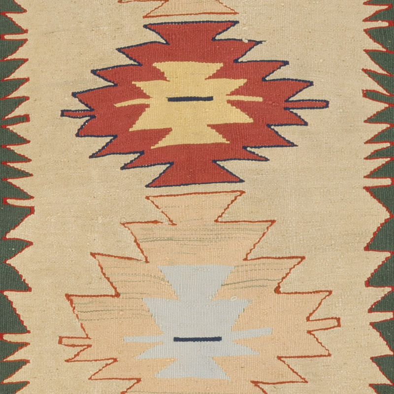 Yeni Kök Boya El Dokuma Yolluk Kilim - 74 cm x 174 cm - K0089257