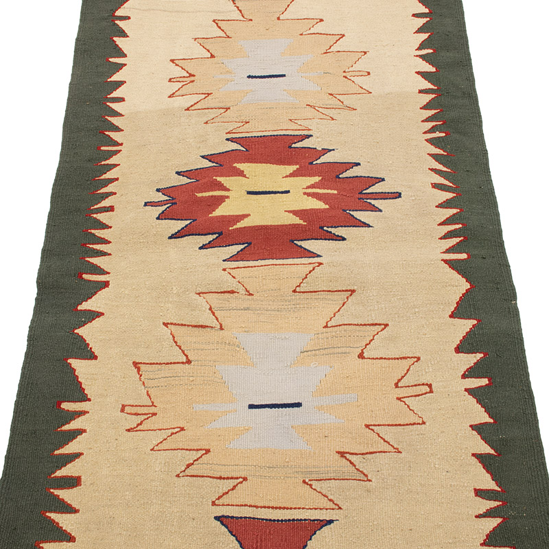 Yeni Kök Boya El Dokuma Yolluk Kilim - 74 cm x 174 cm - K0089257