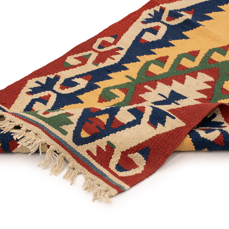 Yeni Kök Boya El Dokuma Yolluk Kilim - 62 cm x 141 cm - K0089258