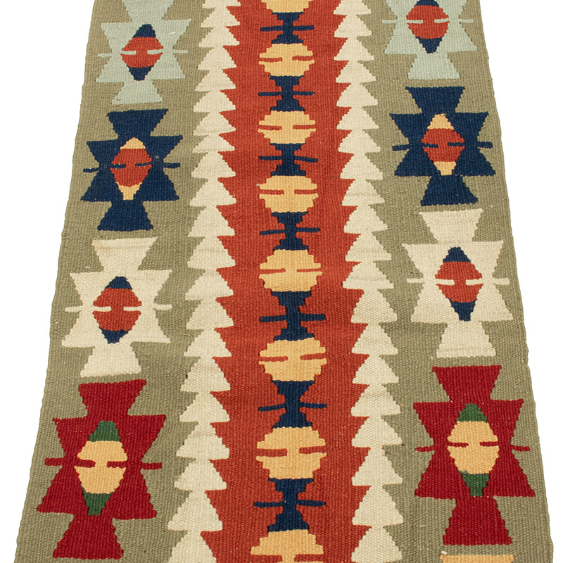 Corredor Nueva Alfombra Turca Kilim - 55 cm x 173 cm - K0089259