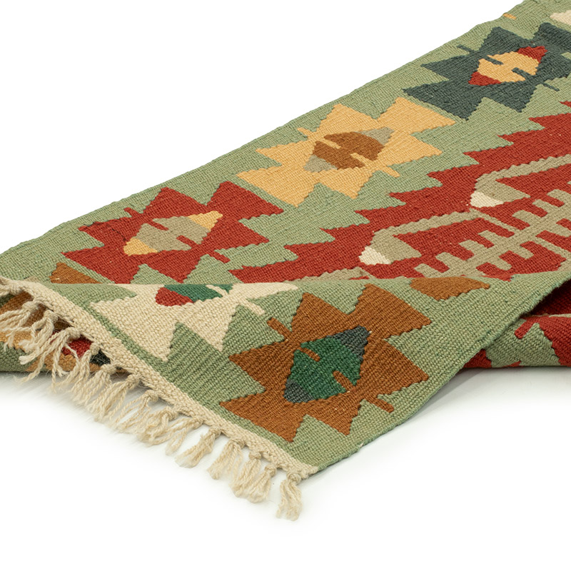 New Handwoven Turkish Kilim Runner - 1' 10" x 5' 6" (22" x 66") - K0089260