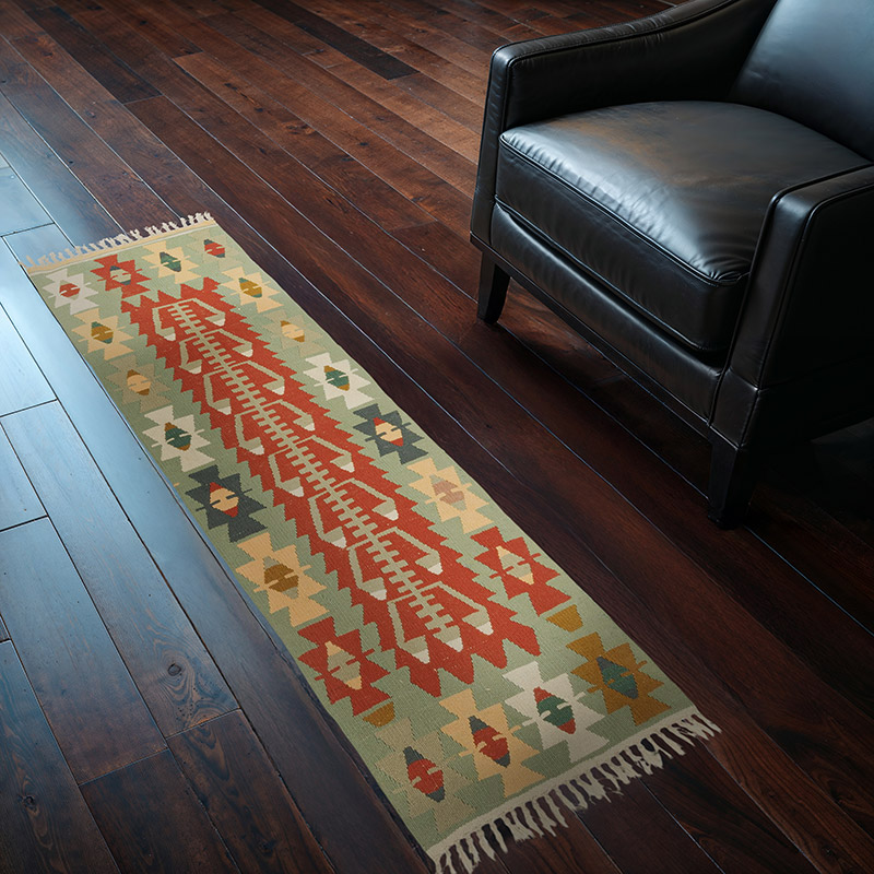 New Handwoven Turkish Kilim Runner - 1' 10" x 5' 6" (22" x 66") - K0089260