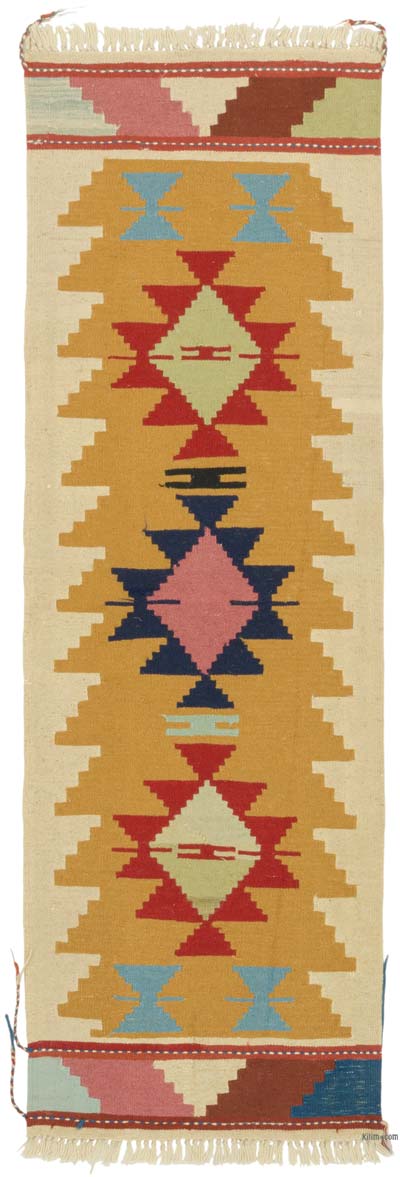 Yeni Kök Boya El Dokuma Yolluk Kilim - 61 cm x 182 cm