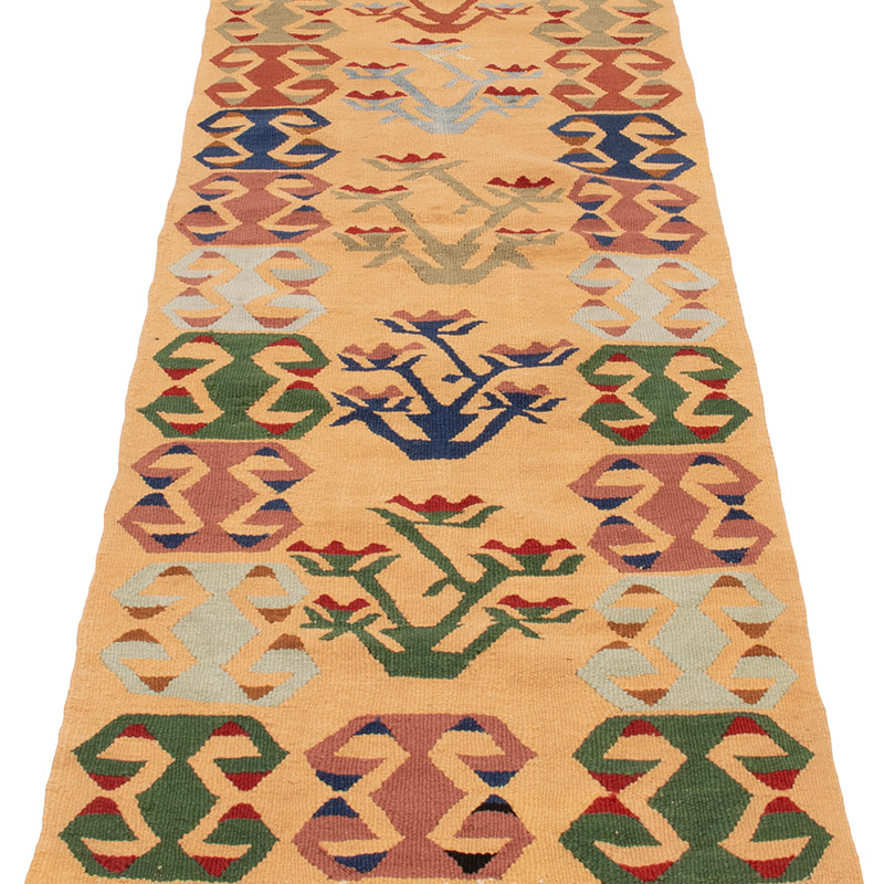 New Handwoven Turkish Kilim Runner - 1' 11" x 5' 9" (23" x 69") - K0089263