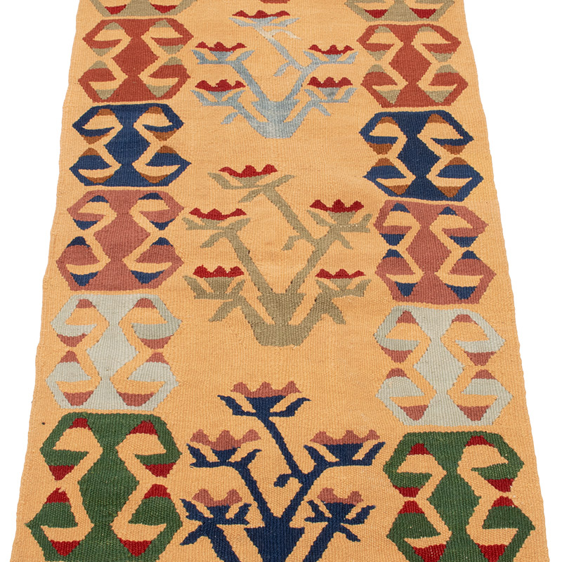 New Handwoven Turkish Kilim Runner - 1' 11" x 5' 9" (23" x 69") - K0089263