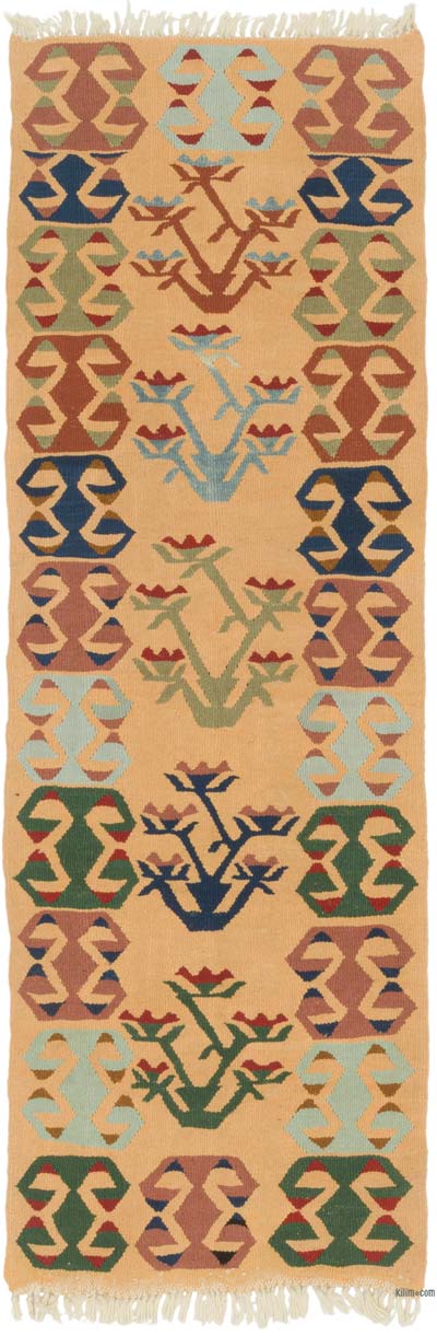 Yeni Kök Boya El Dokuma Yolluk Kilim - 59 cm x 175 cm