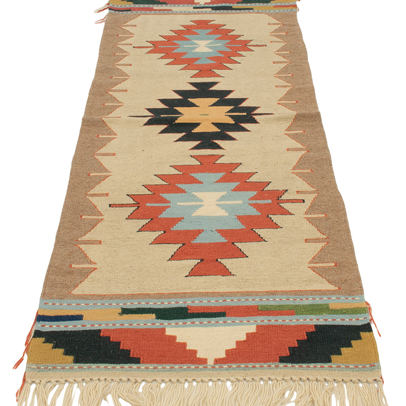 New Handwoven Turkish Kilim Runner - 2'  x 5' 9" (24" x 69") - K0089265