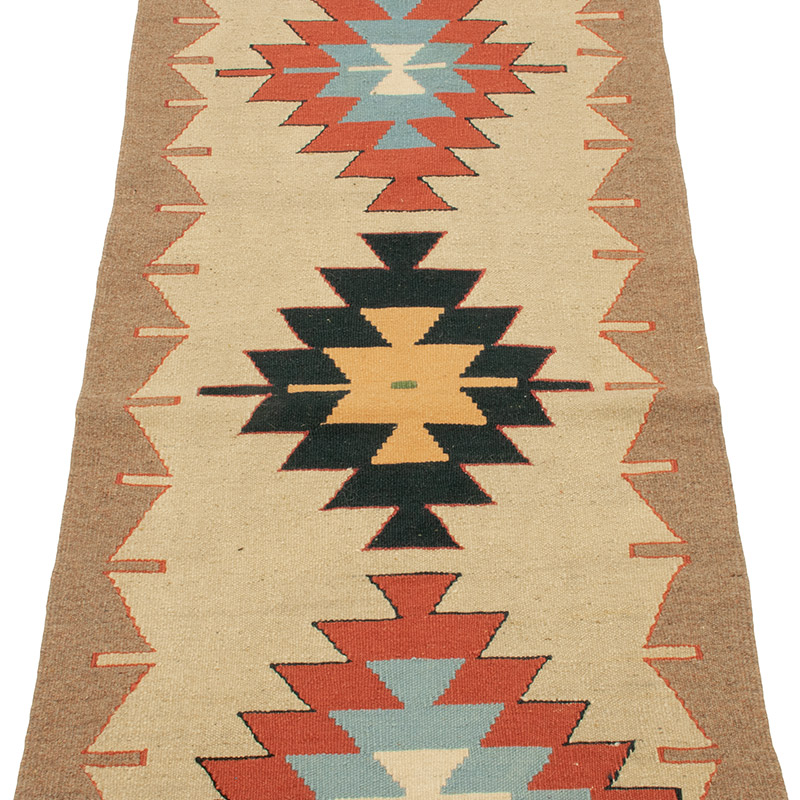 New Handwoven Turkish Kilim Runner - 2'  x 5' 9" (24" x 69") - K0089265