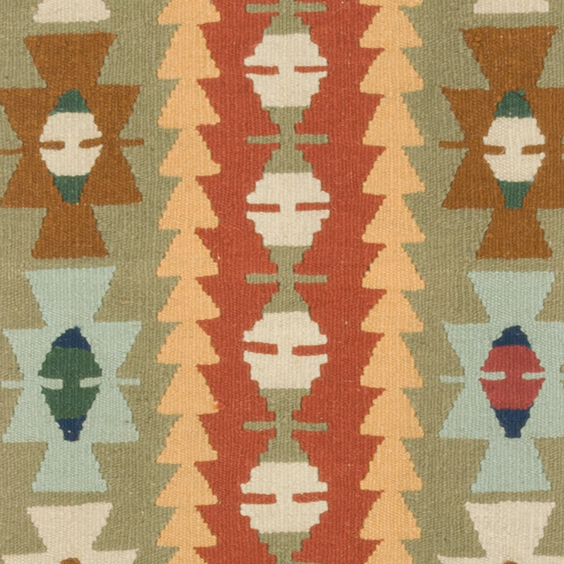 New Handwoven Turkish Kilim Runner - 1' 10" x 5' 8" (22" x 68") - K0089269