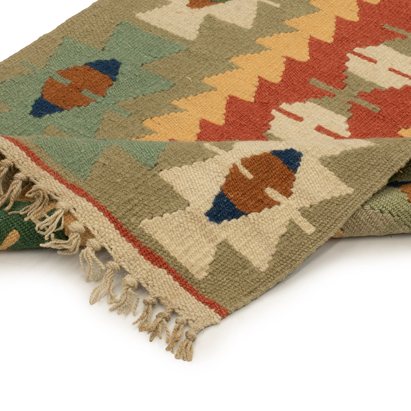 New Handwoven Turkish Kilim Runner - 1' 10" x 5' 8" (22" x 68") - K0089269