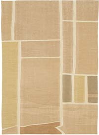 New Handwoven Turkish Kilim Rug - 5' 7" x 7' 10" (67" x 94")