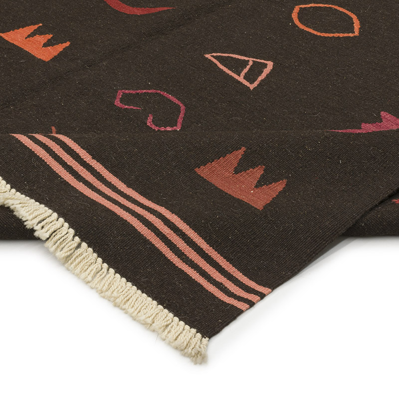 New Handwoven Turkish Kilim Rug - 6' 1" x 8' 3" (73" x 99") - K0089274