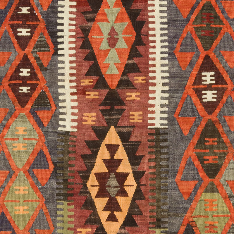Vintage Mut Kilim Runner - 3' 11" x 11' 1" (47" x 133") - K0089276