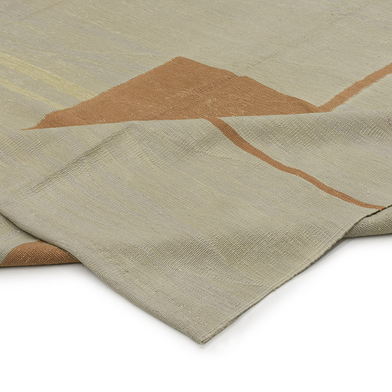 New Handwoven Turkish Kilim Rug - 7' 8" x 10' 9" (92" x 129") - K0089277