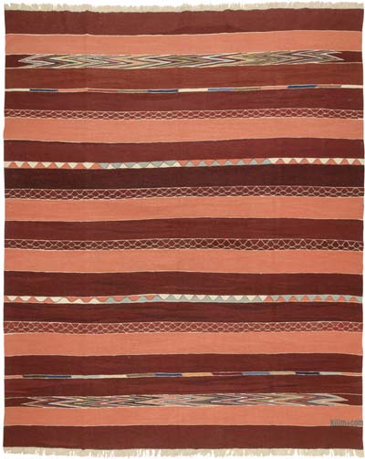 New Handwoven Turkish Kilim Rug - 10' 4" x 12' 8" (124" x 152")