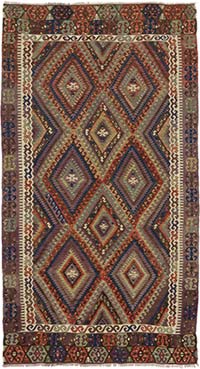 Vintage Turkish Hand-Knotted Rug - 4' 8