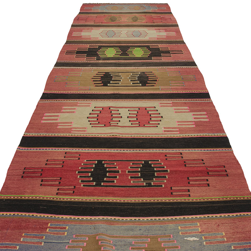 Corredor Vintage Konya Kilim - 106 cm x 383 cm - K0089283