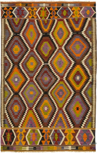 Vintage Barak Türkmen Kilimi - 190 cm x 291 cm