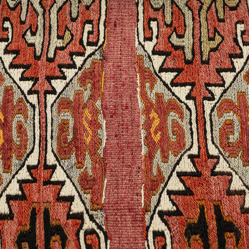 Vintage Antalya Kilim Rug - 4' 6" x 5' 3" (54" x 63") - K0089438